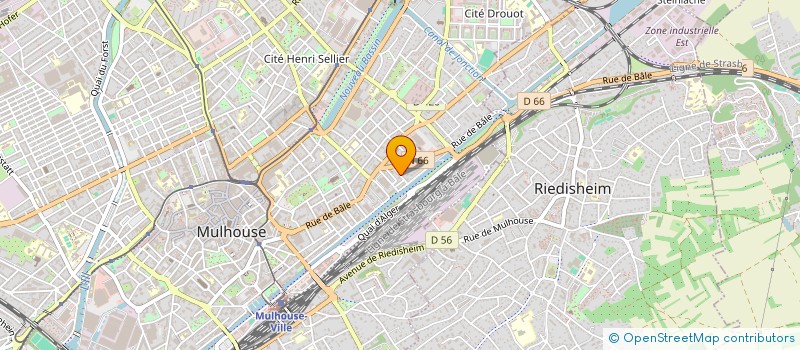 localisation de l'entreprise CHEZ VINCENT  MULHOUSE