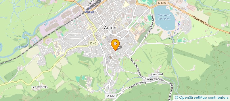 localisation de l'entreprise CHEZ VIRGULE à AUTUN