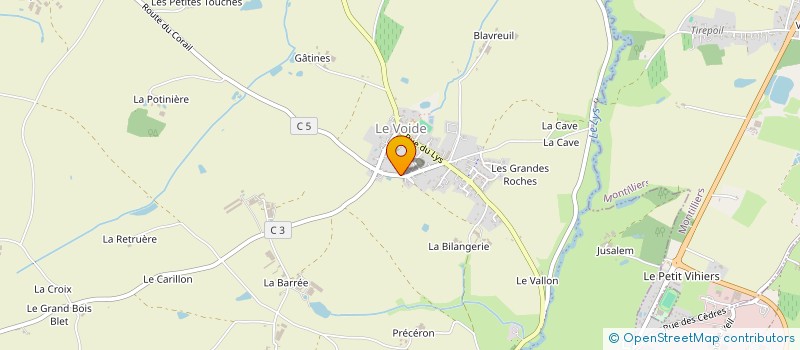 localisation de l'entreprise CHEZ VOS PRODUCTEURS à LYS-HAUT-LAYON