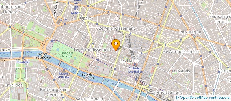 localisation de l'entreprise CHEZ VOUS à PARIS