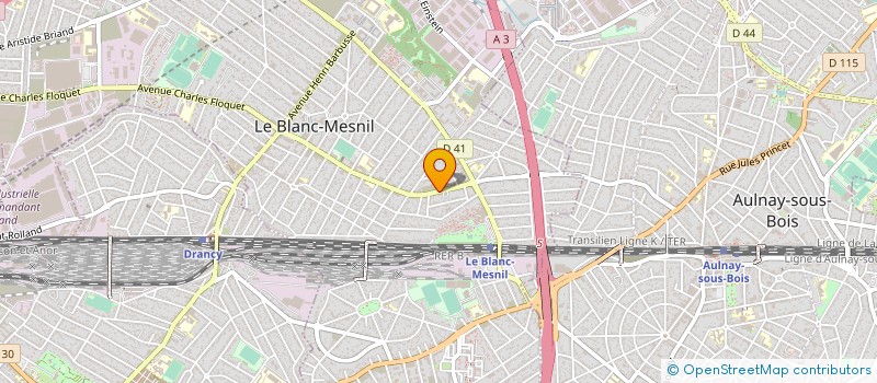 localisation de l'entreprise CHEZ VOUS à LE BLANC-MESNIL