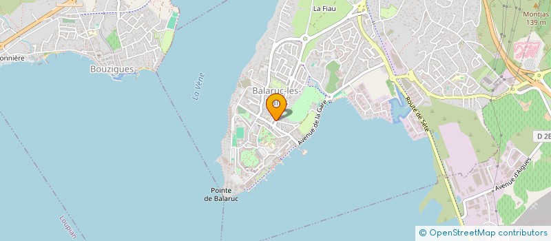 localisation de l'entreprise CHEZ VOUS  BALARUC-LES-BAINS