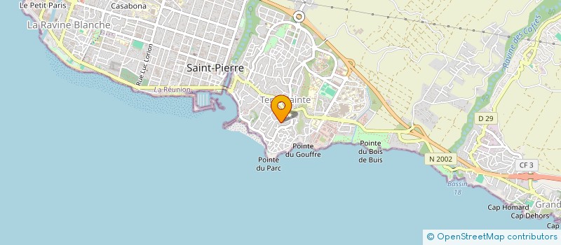 localisation de l'entreprise CHEZ WAM à SAINT-PIERRE
