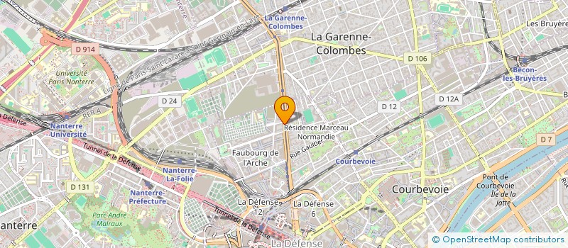 localisation de l'entreprise CHEZ WANG à COURBEVOIE