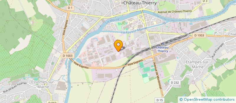 localisation de l'entreprise CHEZ WANG  CHATEAU-THIERRY