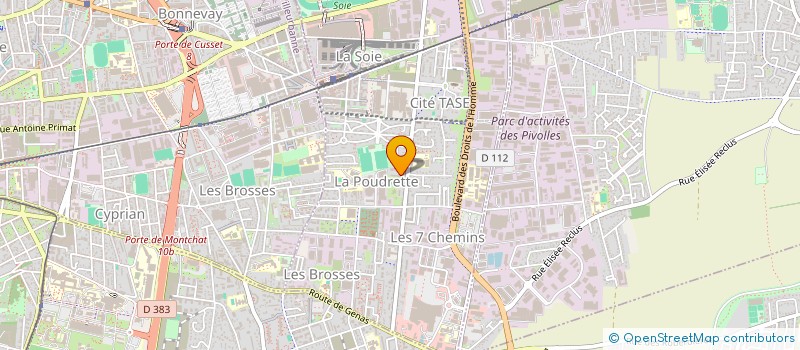 localisation de l'entreprise CHEZ WAWA  VAULX-EN-VELIN