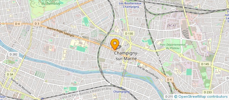 localisation de l'entreprise CHEZ YACHAR à CHAMPIGNY-SUR-MARNE