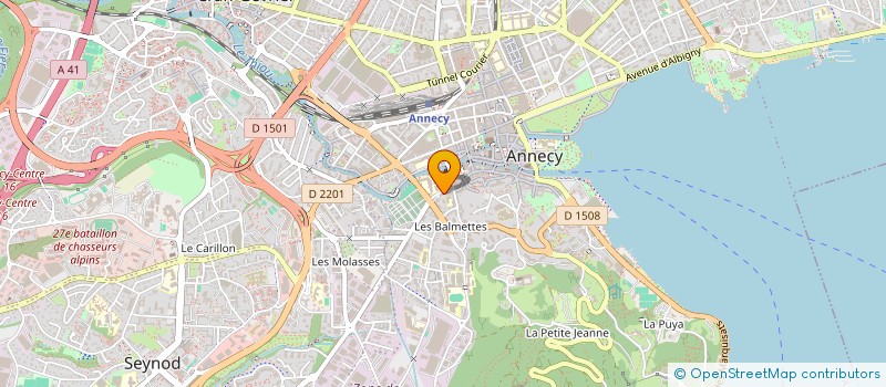 localisation de l'entreprise CHEZ YANA à ANNECY