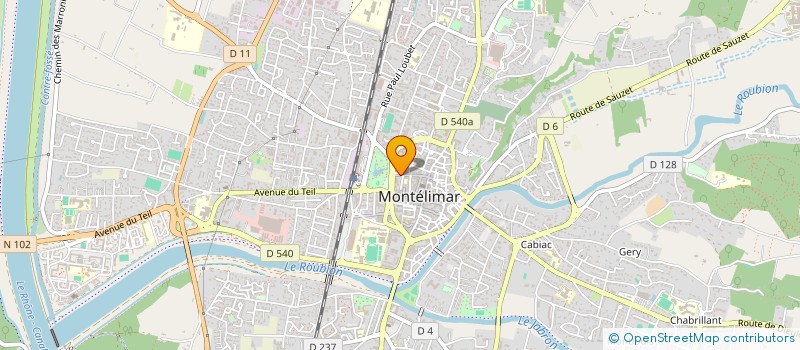localisation de l'entreprise CHEZ YANNICK à MONTELIMAR