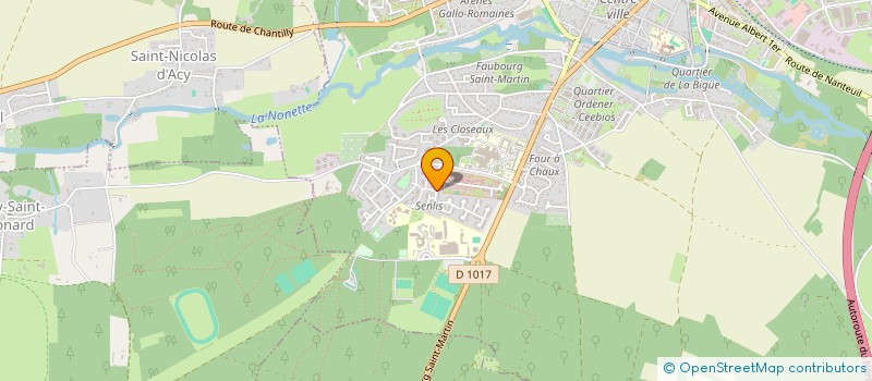 localisation de l'entreprise CHEZ YASS  SENLIS