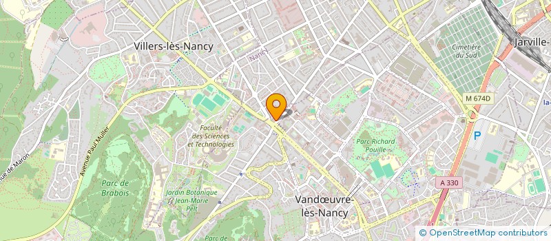 localisation de l'entreprise CHEZ YASSIN à VANDŒUVRE-LES-NANCY