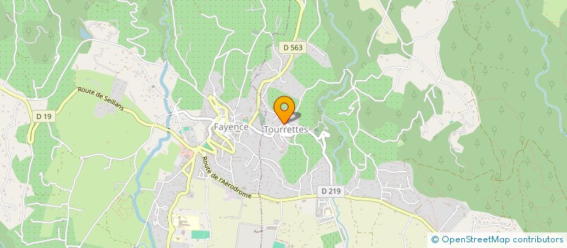 localisation de l'entreprise CHEZ YOH  TOURRETTES