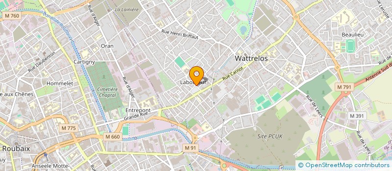 localisation de l'entreprise CHEZ YOUSSOUF à WATTRELOS