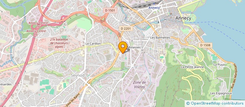 localisation de l'entreprise CHEZ YUCEL à ANNECY