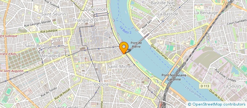 localisation de l'entreprise CHEZ YUSUF  BORDEAUX