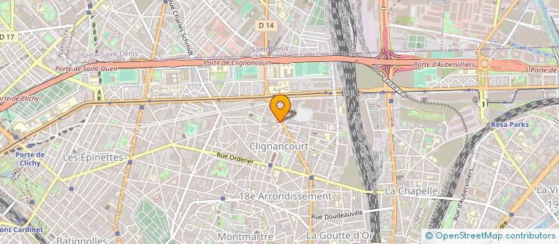 localisation de l'entreprise CHEZ YVES  PARIS