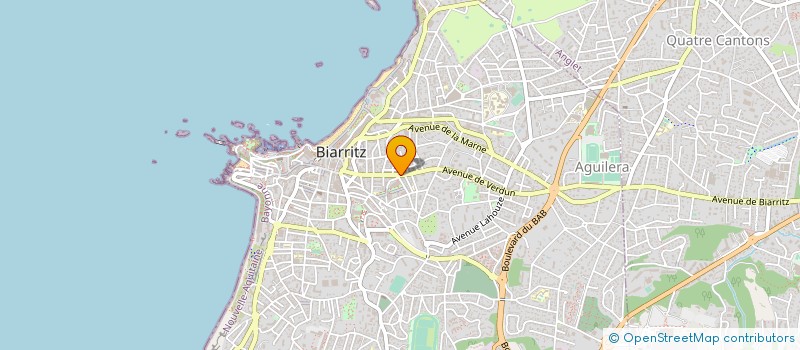 localisation de l'entreprise CHEZ YVES à BIARRITZ