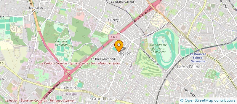 localisation de l'entreprise CHEZ YVETTE  EYSINES