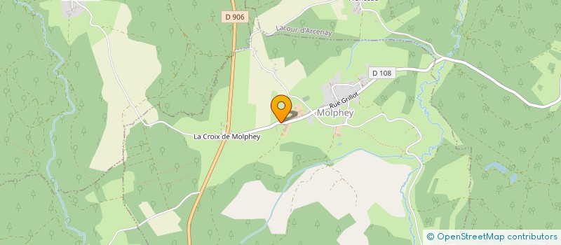 localisation de l'entreprise CHEZ YVETTE ET CHRISTIAN  MOLPHEY