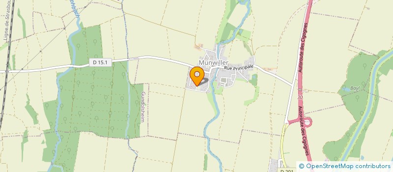 localisation de l'entreprise CHEZ YVONNE  MUNWILLER