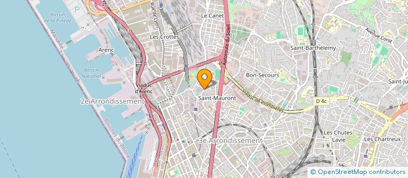 localisation de l'entreprise CHEZ ZAC à MARSEILLE