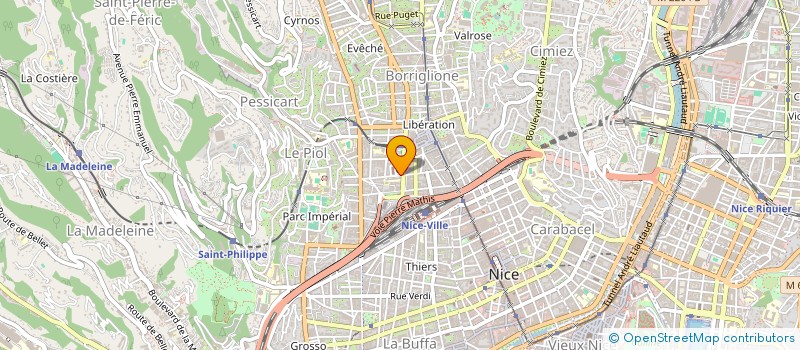 localisation de l'entreprise CHEZ ZAK à NICE
