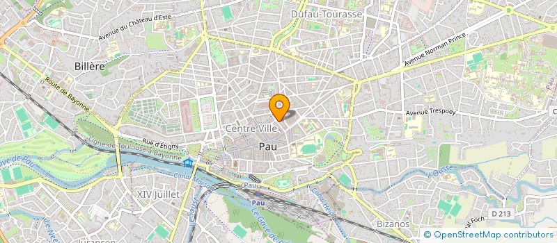 localisation de l'entreprise CHEZ ZOE à PAU