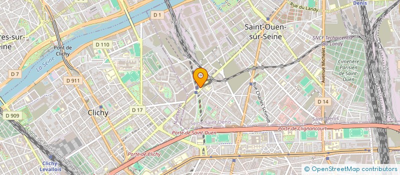 localisation de l'entreprise CHEZ ZOZO à SAINT-OUEN-SUR-SEINE