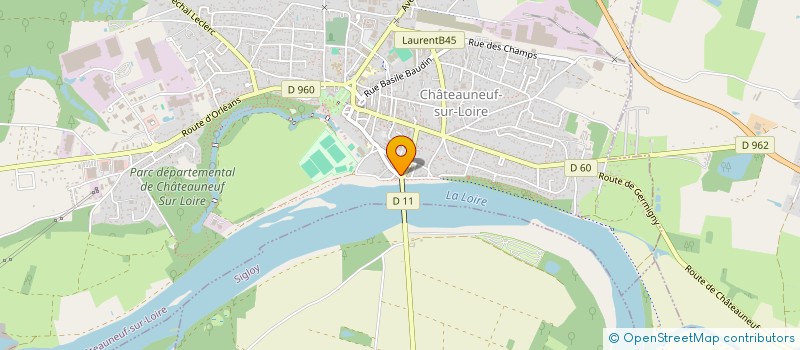 localisation de l'entreprise CHEZA à CHATEAUNEUF-SUR-LOIRE