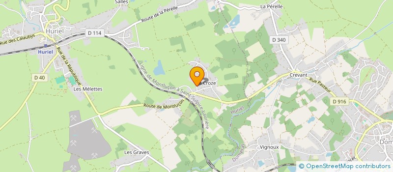 localisation de l'entreprise CHEZEAU GRANDJEAN à QUINSSAINES