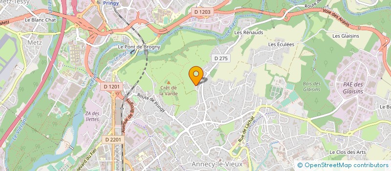localisation de l'entreprise CHEZEAUBERNARD DES SAVOIE à ANNECY