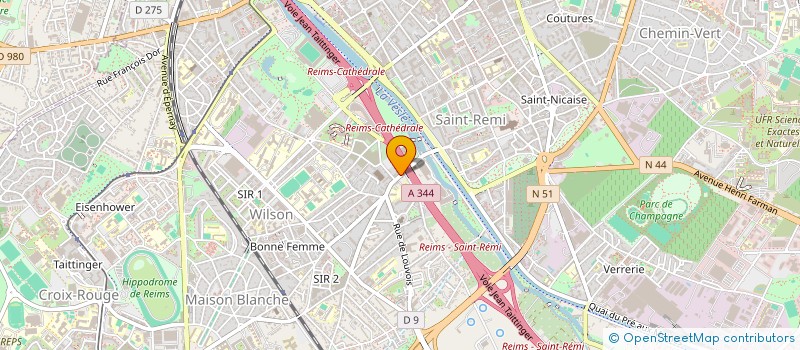 localisation de l'entreprise CHEZEL BARBER  REIMS