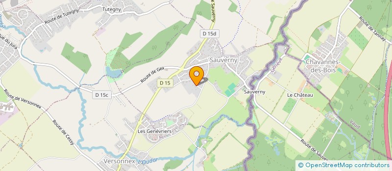 localisation de l'entreprise CHEZELIE  SAUVERNY