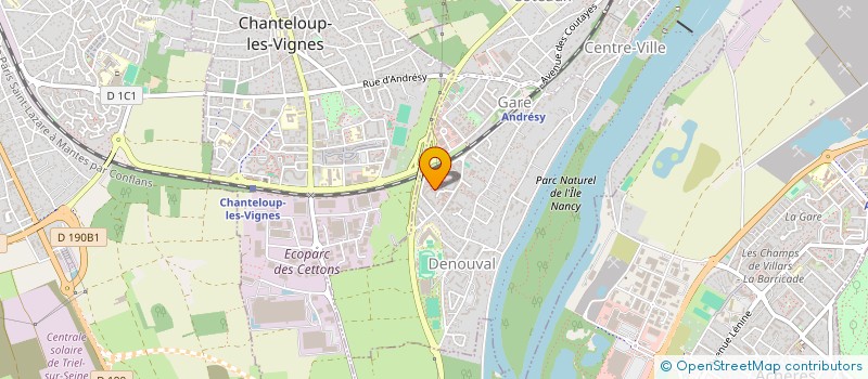 localisation de l'entreprise CHEZFAURE  ANDRESY