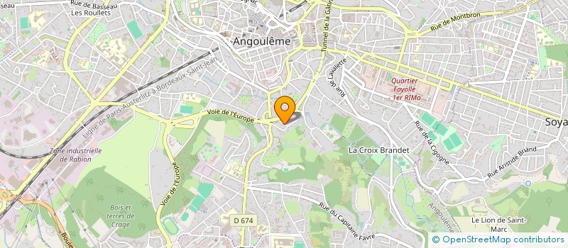 localisation de l'entreprise CHEZMOI à ANGOULEME
