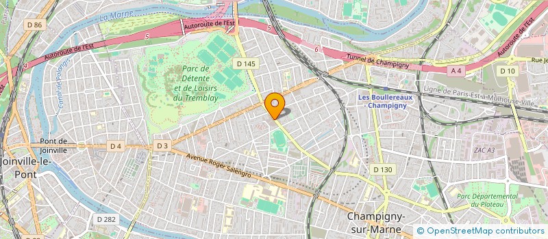 localisation de l'entreprise CHEZNOU à CHAMPIGNY-SUR-MARNE