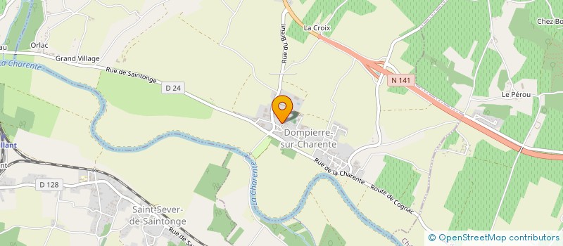 localisation de l'entreprise CHEZNOUSTOUS  DOMPIERRE-SUR-CHARENTE