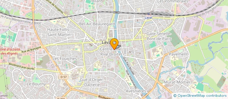 localisation de l'entreprise CHEZOHRA DESIGN à LAVAL