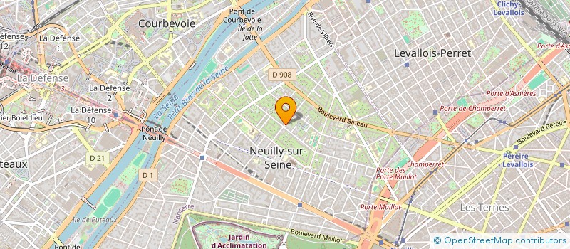 localisation de l'entreprise CHEZY ALIMENTATION à NEUILLY-SUR-SEINE