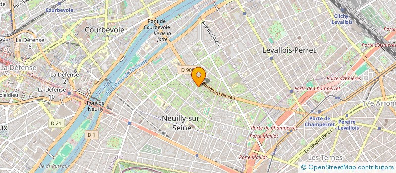 localisation de l'entreprise CHEZY PATRIMOINE à NEUILLY-SUR-SEINE