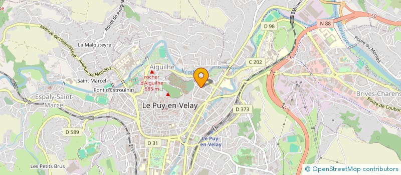 localisation de l'entreprise CHEZZ.LB  LE PUY-EN-VELAY