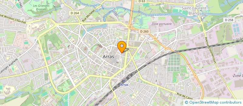 localisation de l'entreprise CHF à ARRAS