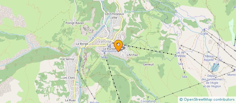 localisation de l'entreprise CHF CONSULTING à VALLOIRE