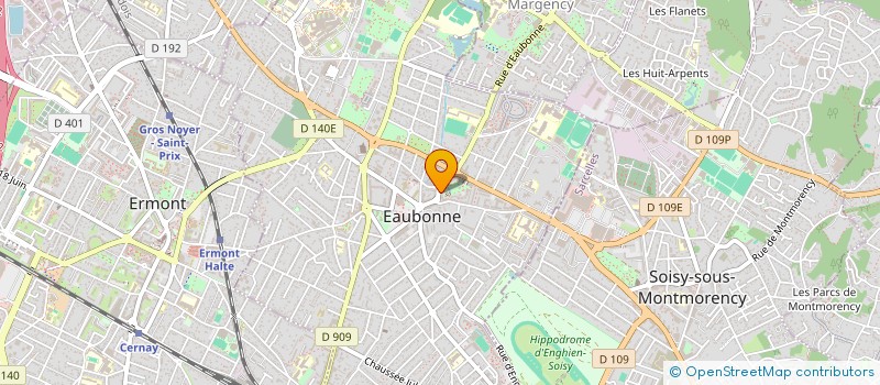 localisation de l'entreprise CHF FINANCE à EAUBONNE