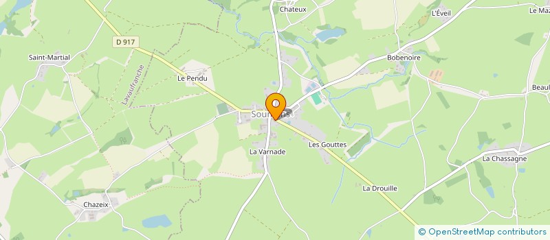 localisation de l'entreprise CHF GROUP  SOUMANS