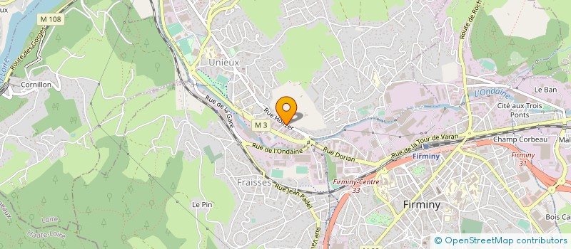 localisation de l'entreprise CHF MACHINES OUTILS CHF MO  UNIEUX