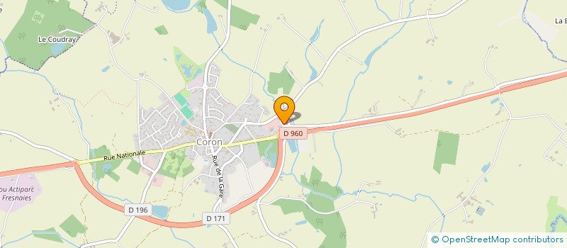 localisation de l'entreprise CHG GROUPE  CORON