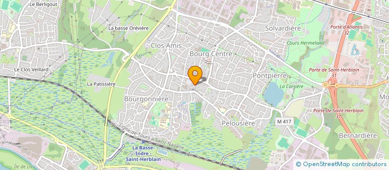 localisation de l'entreprise CHG ILE SAINT LOUIS  SAINT-HERBLAIN