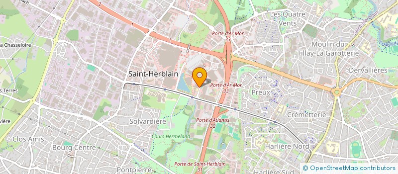 localisation de l'entreprise CHG SOLUTIONS  SAINT-HERBLAIN