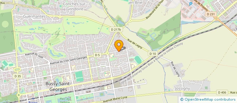 localisation de l'entreprise CHHEM CONSULTING  BUSSY-SAINT-GEORGES